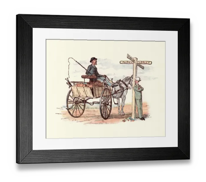 Framed Print : Randolph Caldecott (1846-1886) Illustrations Framed Print : Randolph Caldecott (1846-1886) Illustrations
