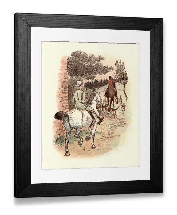 Framed Print : Randolph Caldecott (1846-1886) Illustrations Framed Print : Randolph Caldecott (1846-1886) Illustrations