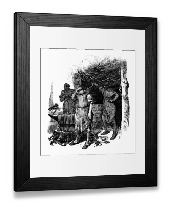 Framed Print : Randolph Caldecott (1846-1886) Illustrations Framed Print : Randolph Caldecott (1846-1886) Illustrations