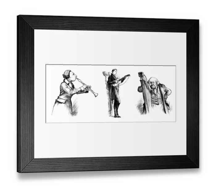 Framed Print : Randolph Caldecott (1846-1886) Illustrations Framed Print : Randolph Caldecott (1846-1886) Illustrations