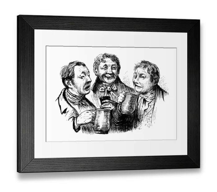 Framed Print : Randolph Caldecott (1846-1886) Illustrations
