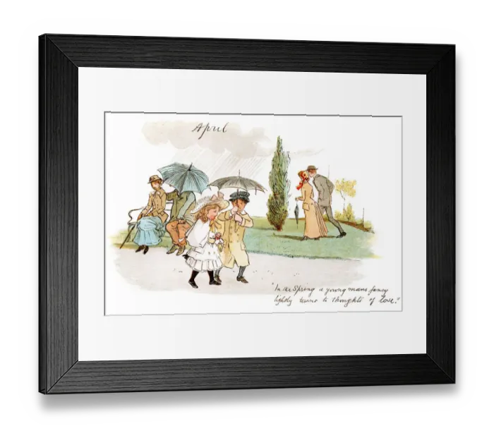 Framed Print : Randolph Caldecott (1846-1886) Illustrations