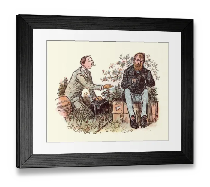 Framed Print : Randolph Caldecott (1846-1886) Illustrations Framed Print : Randolph Caldecott (1846-1886) Illustrations
