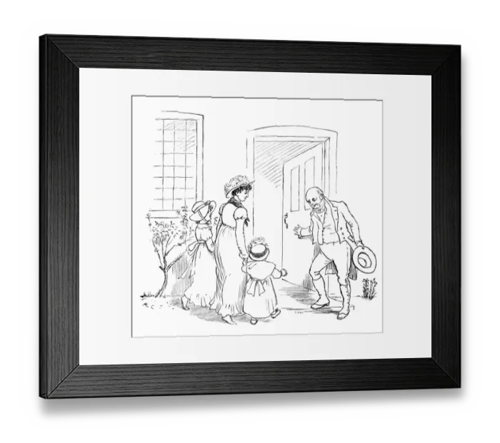 Framed Print : Randolph Caldecott (1846-1886) Illustrations Framed Print : Randolph Caldecott (1846-1886) Illustrations