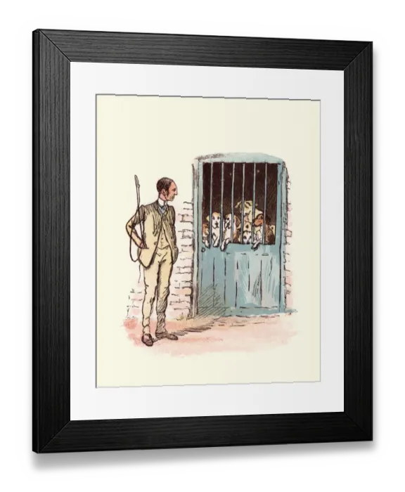 Framed Print : Randolph Caldecott (1846-1886) Illustrations Framed Print : Randolph Caldecott (1846-1886) Illustrations