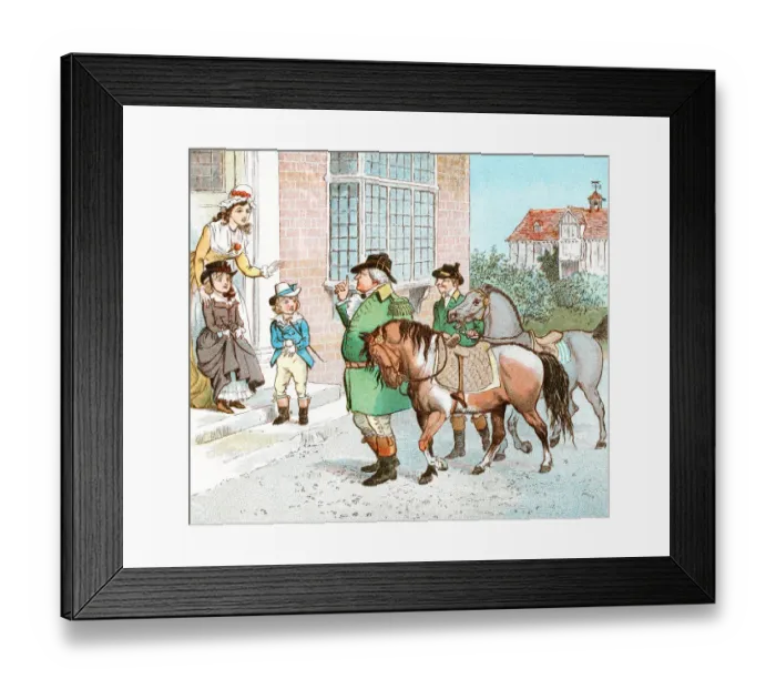 Framed Print : Randolph Caldecott (1846-1886) Illustrations
