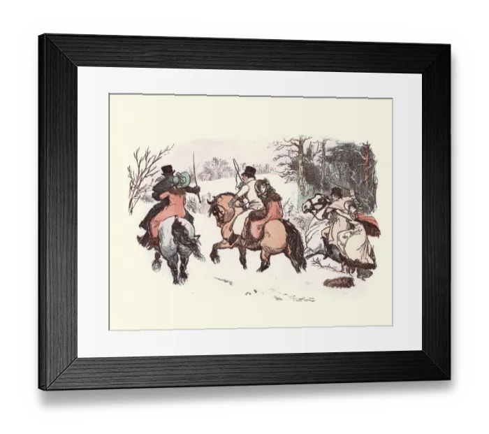 Framed Print : Randolph Caldecott (1846-1886) Illustrations Framed Print : Randolph Caldecott (1846-1886) Illustrations