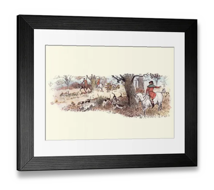 Framed Print : Randolph Caldecott (1846-1886) Illustrations Framed Print : Randolph Caldecott (1846-1886) Illustrations