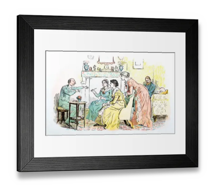 Framed Print : Randolph Caldecott (1846-1886) Illustrations Framed Print : Randolph Caldecott (1846-1886) Illustrations