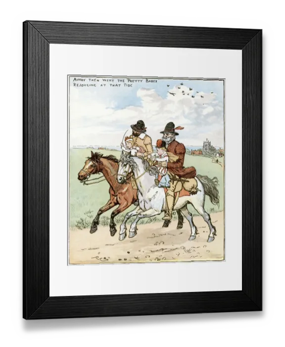 Framed Print : Away they went the Pretty Babes Framed Print : Away they went the Pretty Babes