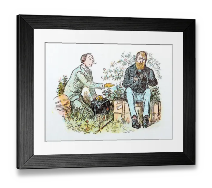Framed Print : Randolph Caldecott (1846-1886) Illustrations Framed Print : Randolph Caldecott (1846-1886) Illustrations