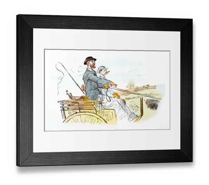 Framed Print : Randolph Caldecott (1846-1886) Illustrations Framed Print : Randolph Caldecott (1846-1886) Illustrations