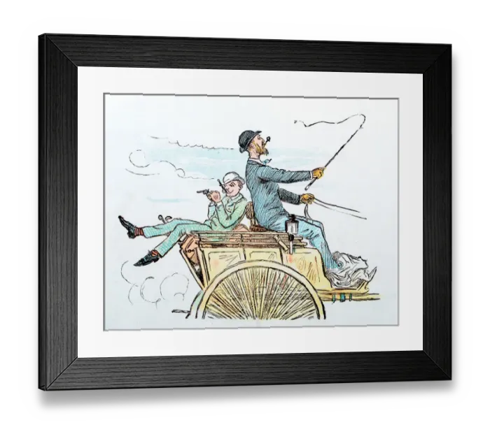 Framed Print : Randolph Caldecott (1846-1886) Illustrations