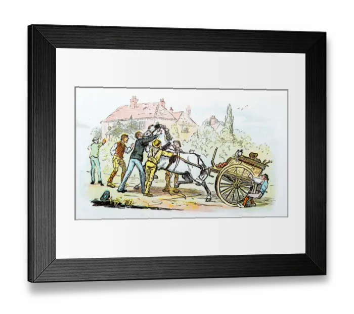 Framed Print : Randolph Caldecott (1846-1886) Illustrations