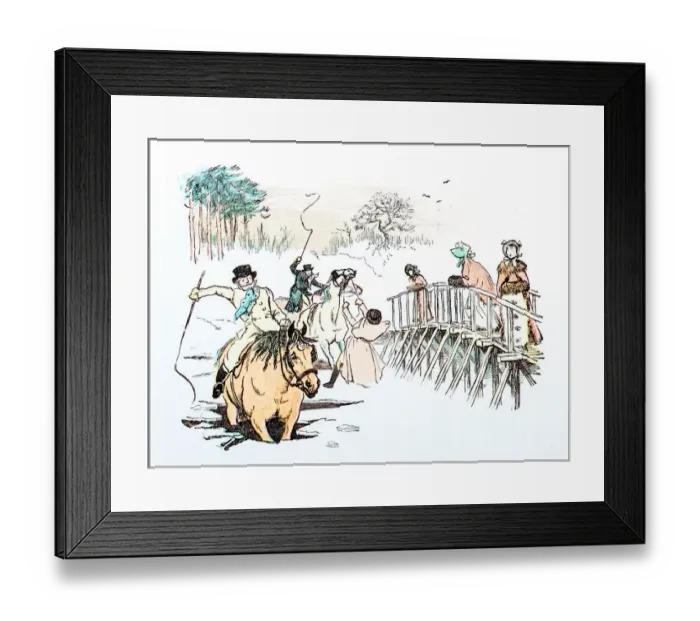 Framed Print : Randolph Caldecott (1846-1886) Illustrations Framed Print : Randolph Caldecott (1846-1886) Illustrations