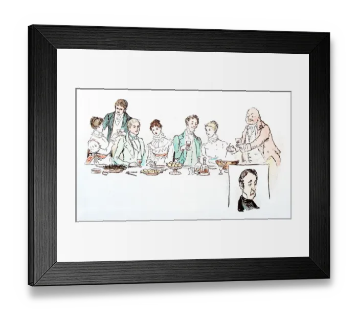 Framed Print : Randolph Caldecott (1846-1886) Illustrations