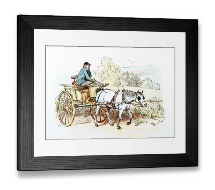 Framed Print : Randolph Caldecott (1846-1886) Illustrations Framed Print : Randolph Caldecott (1846-1886) Illustrations