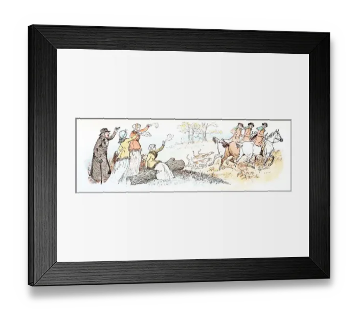 Framed Print : Randolph Caldecott (1846-1886) Illustrations Framed Print : Randolph Caldecott (1846-1886) Illustrations