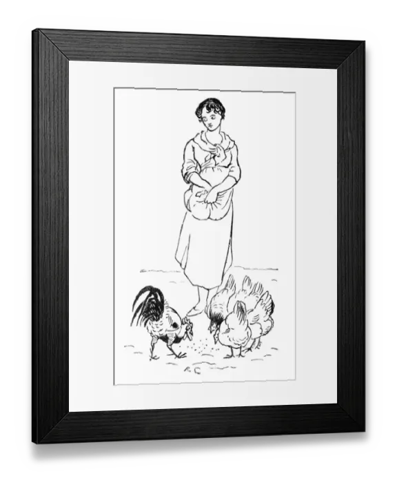 Framed Print : The Cock that Crowed