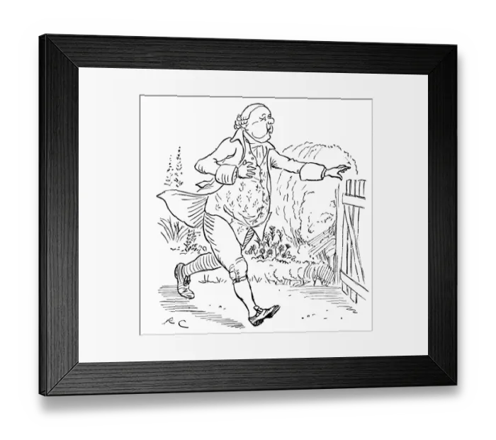 Framed Print : Man in a hurry Framed Print : Man in a hurry