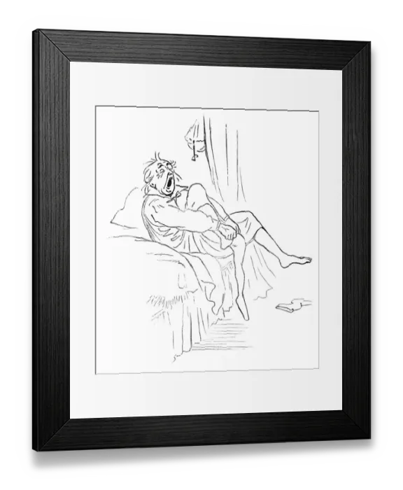 Framed Print : When he put on his clothes Framed Print : When he put on his clothes