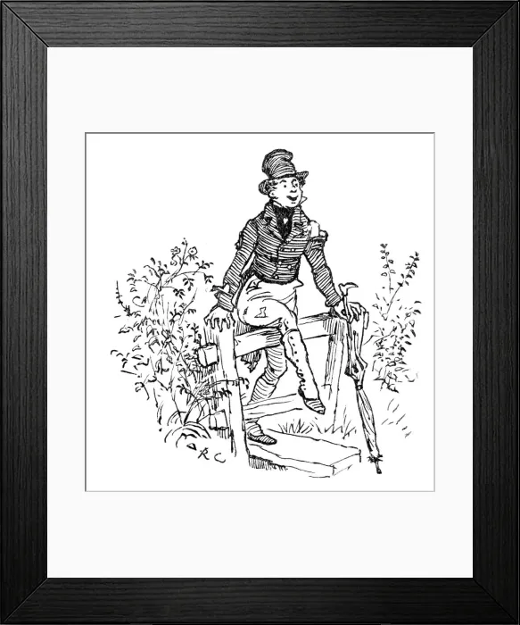 Framed Print : The Man all tattered and torn