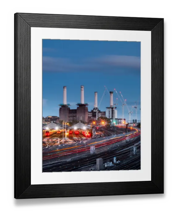 Framed Print : Battersea by night Framed Print : Battersea by night