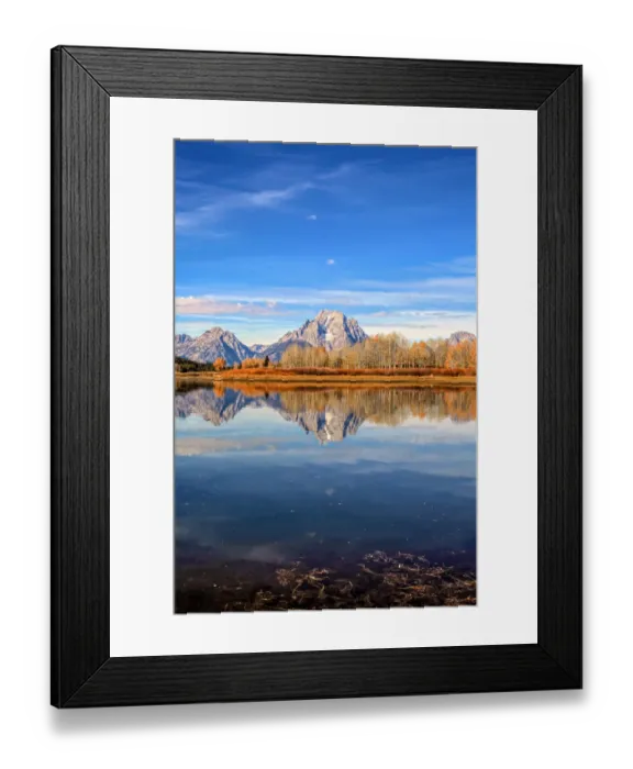Framed Print : Grand Teton Mountain Reflection Framed Print : Grand Teton Mountain Reflection