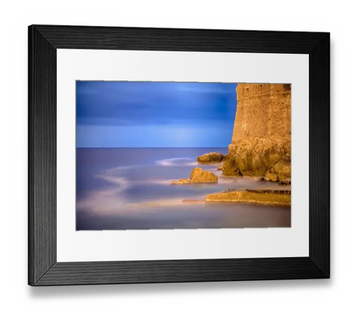 Framed Print : Full Moon Illuminates the Adriatic Sea Framed Print : Full Moon Illuminates the Adriatic Sea