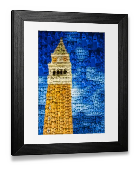 Framed Print : Campanile Mosaic