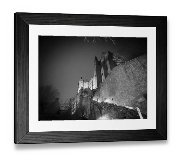 Framed Print : Mont Saint Michel at Night Framed Print : Mont Saint Michel at Night