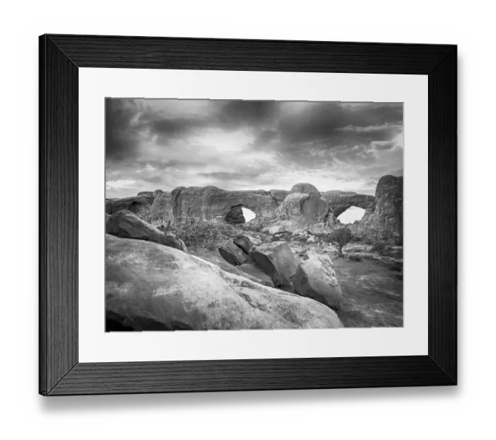 Framed Print : Double Natural Arches Framed Print : Double Natural Arches