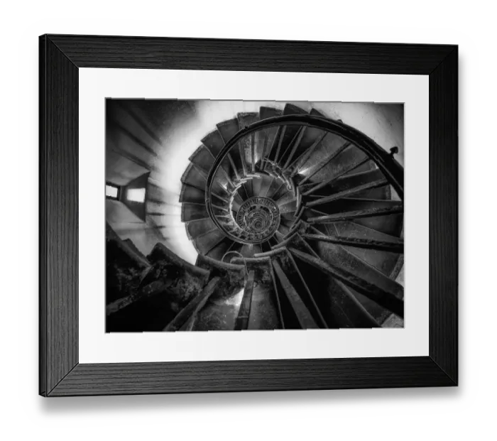 Framed Print : Spiral Staircase Framed Print : Spiral Staircase