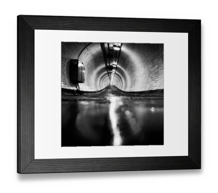 Framed Print : Foot Tunnel Under the Thames