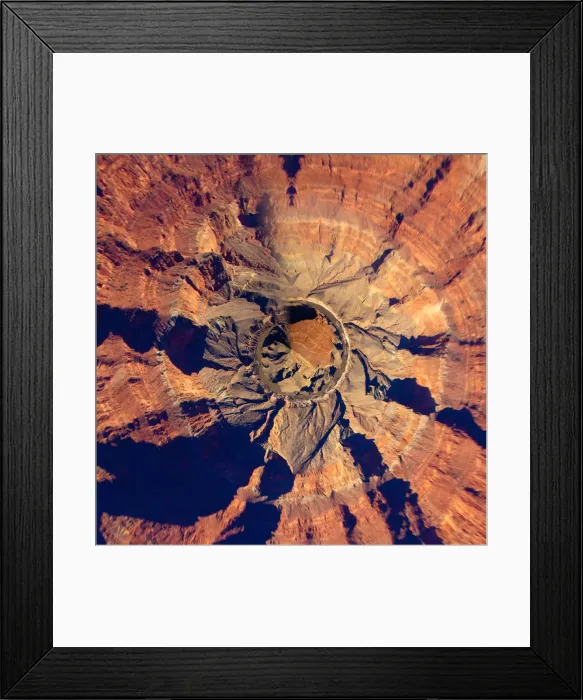 Framed Print : Grand Canyon Tiny Planet Framed Print : Grand Canyon Tiny Planet