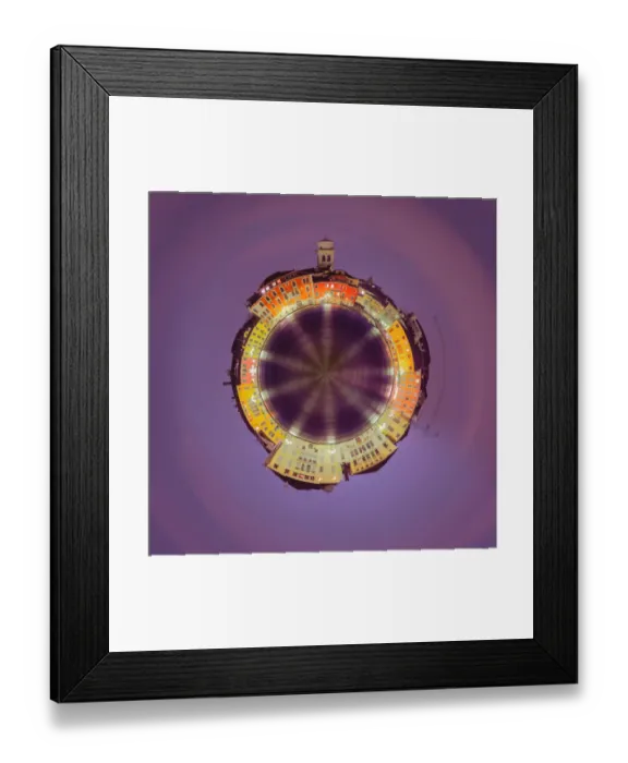 Framed Print : Venice Italy Tiny Planet