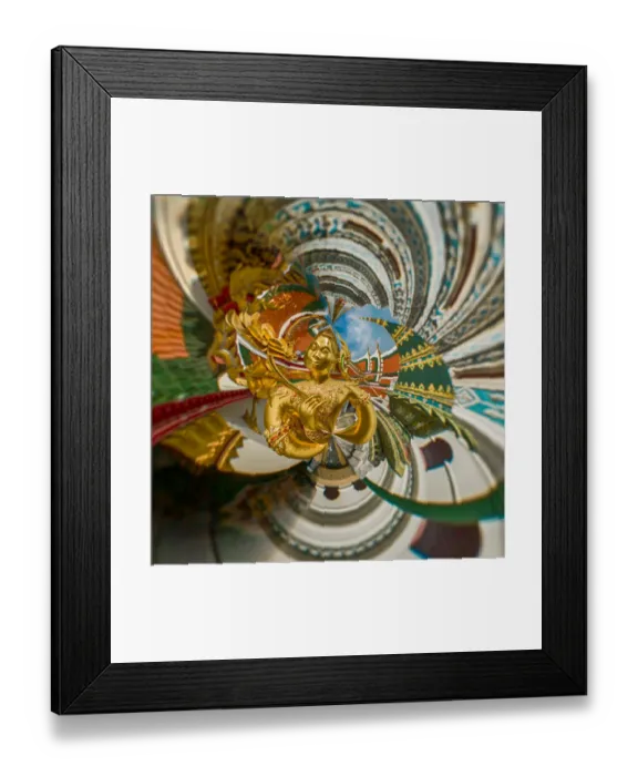 Framed Print : Grand Palace Tiny Planet Framed Print : Grand Palace Tiny Planet