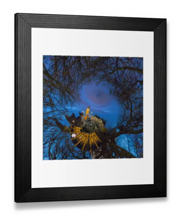Framed Print : Big Ben Tiny Planet Framed Print : Big Ben Tiny Planet