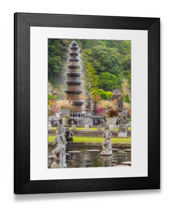 Framed Print : Tirta Gangga Fountain Framed Print : Tirta Gangga Fountain