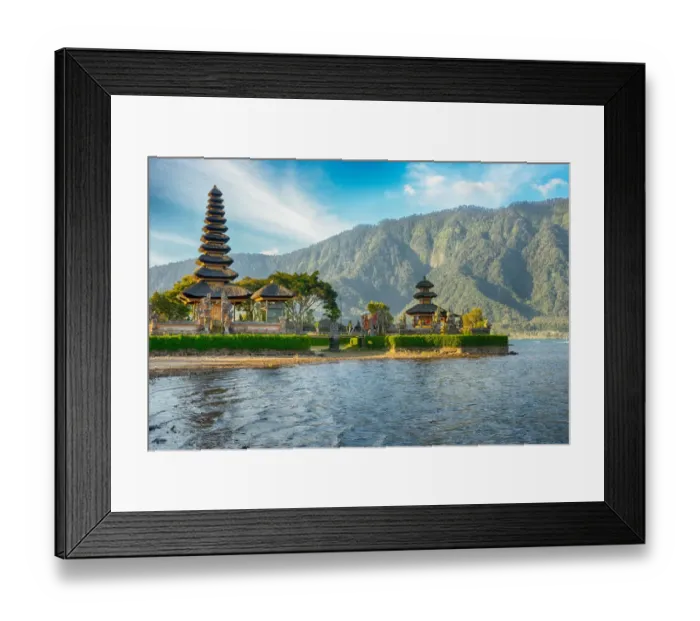 Framed Print : Pura Ulum Danu Framed Print : Pura Ulum Danu