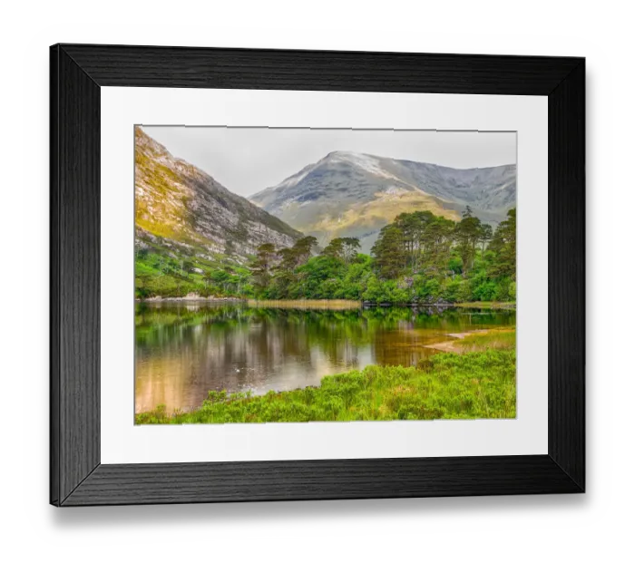 Framed Print : Ireland Mountain Lake Framed Print : Ireland Mountain Lake