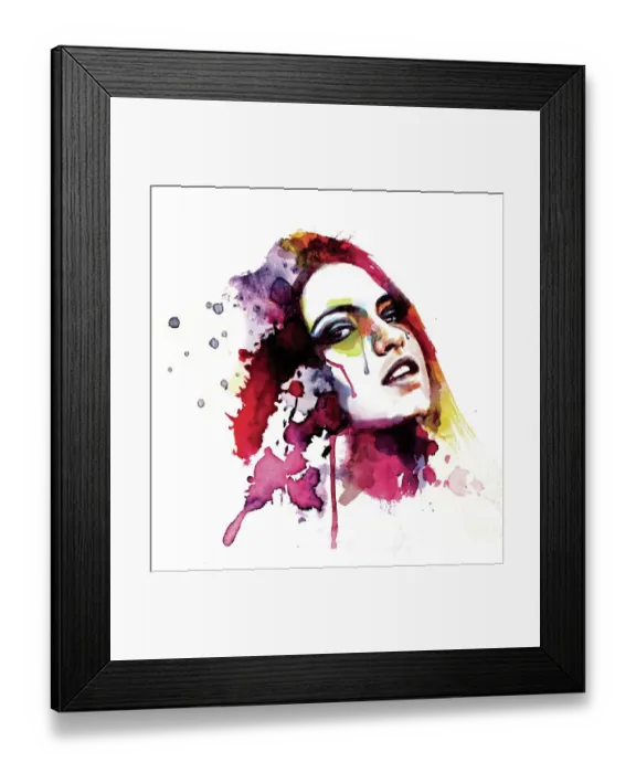 Framed Print : Woman face Framed Print : Woman face