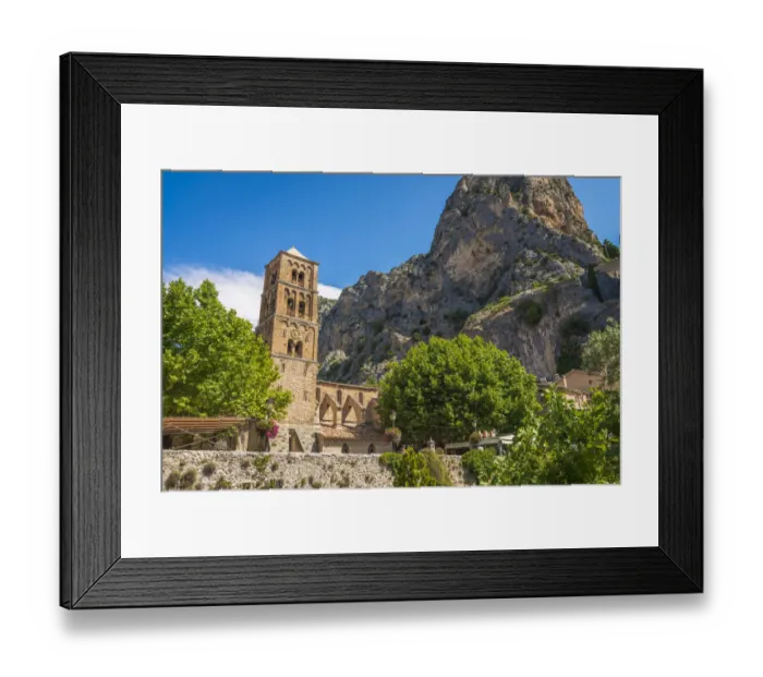 Framed Print : The village of Moustiers-Sainte-Marie Framed Print : The village of Moustiers-Sainte-Marie
