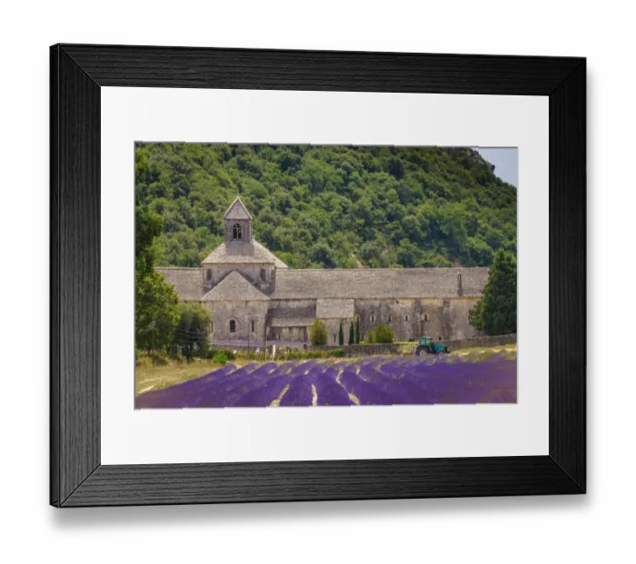 Framed Print : Abbaye Notre-Dame de S├®nanque