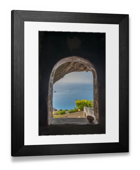 Framed Print : A view of Amalfi Coast from Santa Maria de Olearia Framed Print : A view of Amalfi Coast from Santa Maria de Olearia