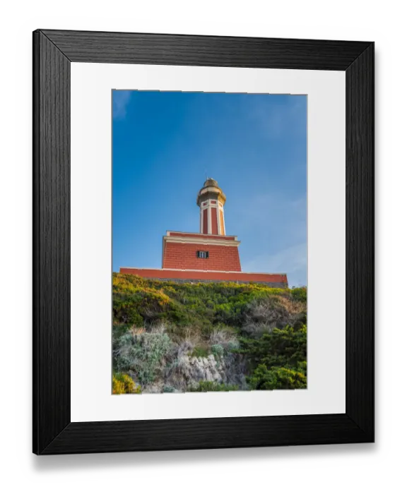Framed Print : The lighthouse of Punta Carena