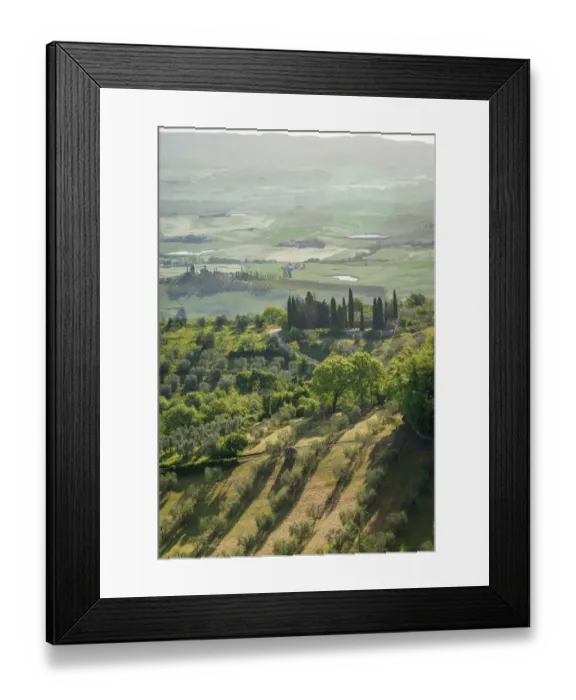 Framed Print : A view of the beautiful hills of the Val D Orcia, Tuscany Framed Print : A view of the beautiful hills of the Val D Orcia, Tuscany