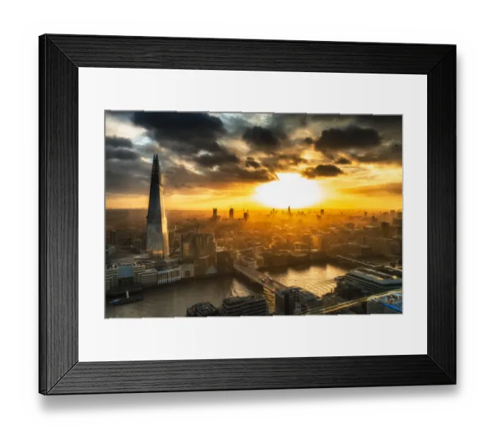 Framed Print : London Cityscape Framed Print : London Cityscape