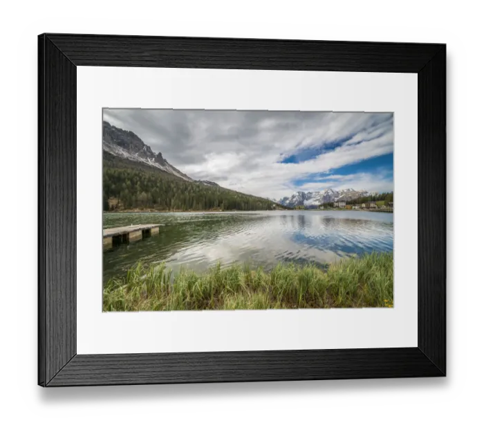 Framed Print : Misurina Lake