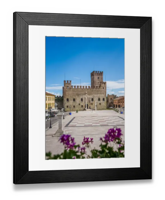 Framed Print : The Chess Square in Marostica Framed Print : The Chess Square in Marostica